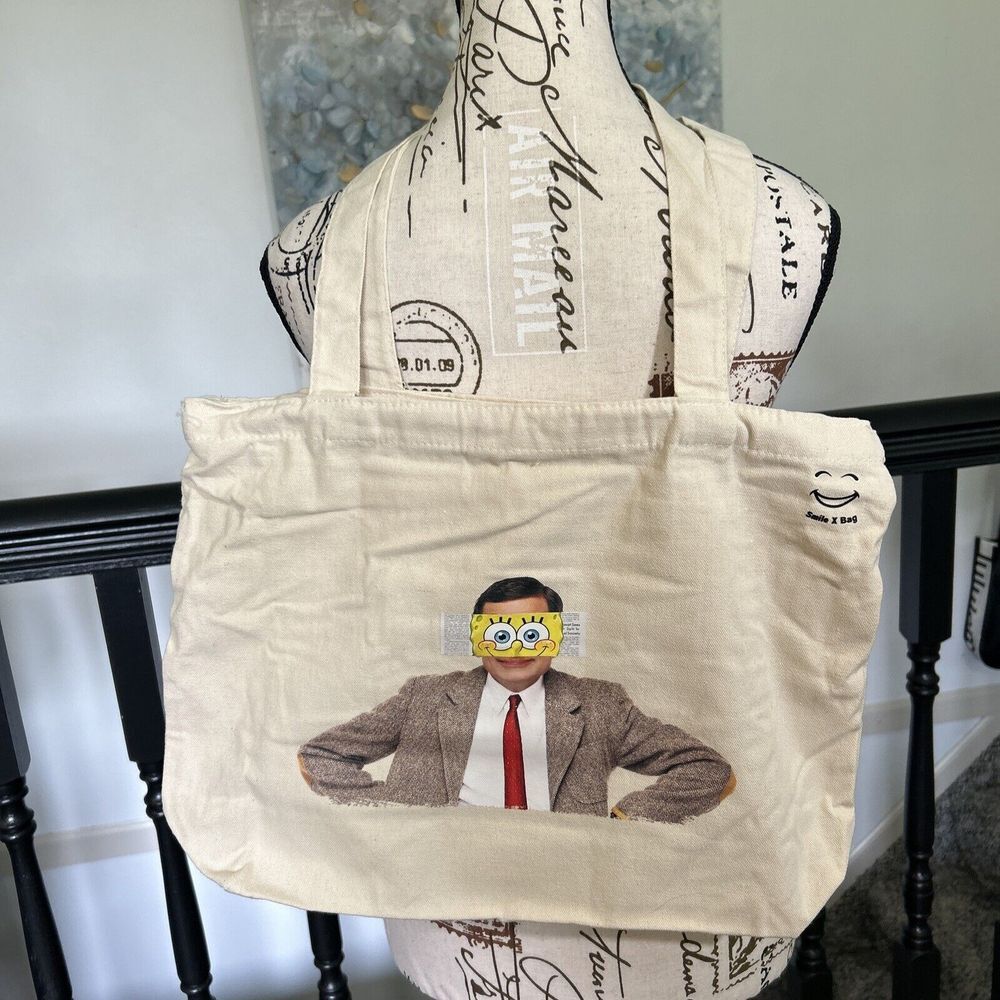 Travel Tote Canvas Bag Cloth Tote 12"X 17"‎ X 3" Graphic 12" Drop Funny